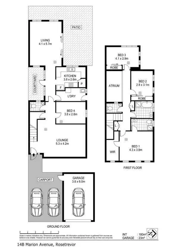 Floorplan of Homely house listing, 14B Marion Avenue, Rostrevor SA 5073