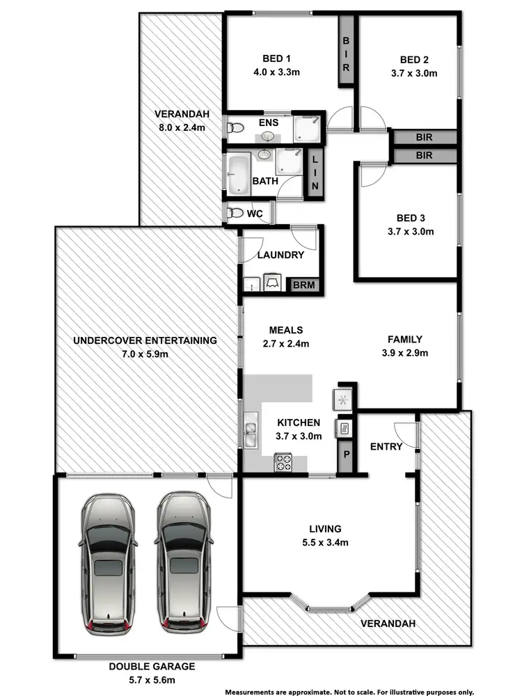 Floorplan of Homely house listing, 4 Foxglove Terrace, Baranduda VIC 3691