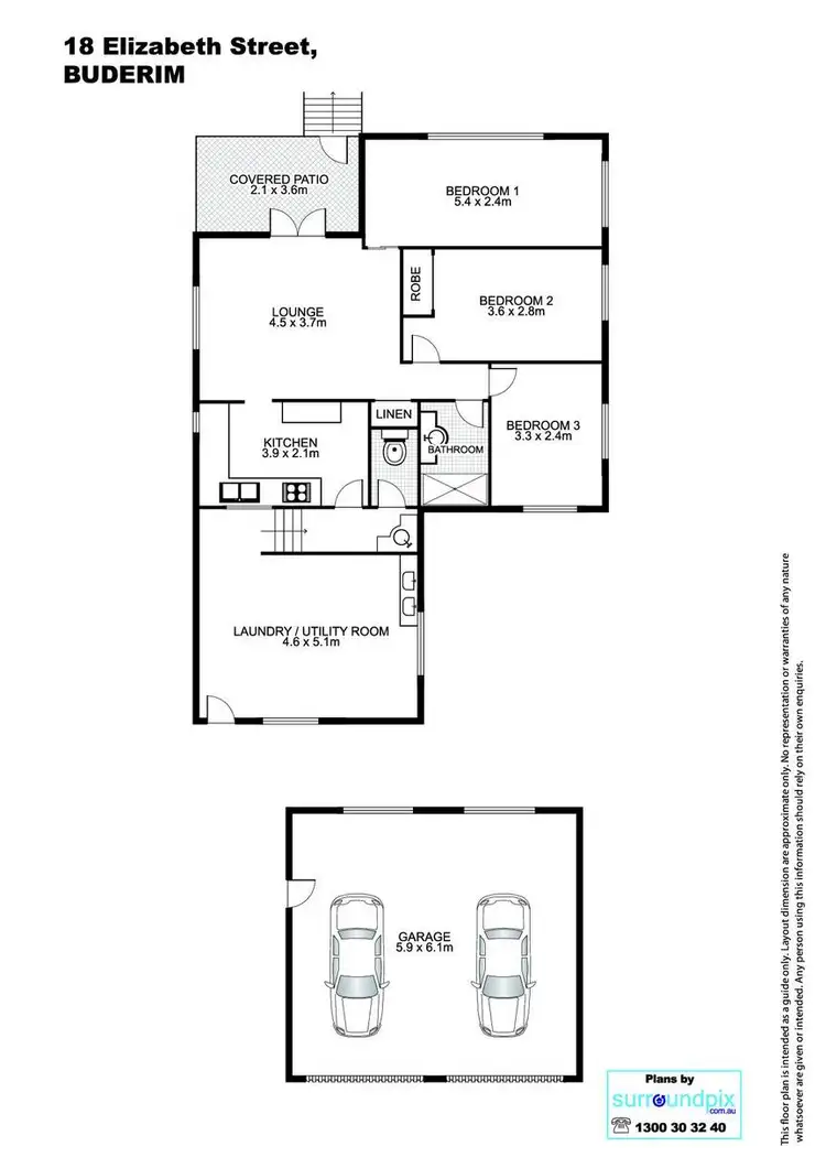 Floorplan of Homely house listing, 18 Elizabeth Street, Buderim QLD 4556
