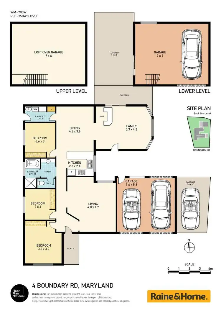 Floorplan of Homely house listing, 4 Boundary Road, Maryland NSW 2287