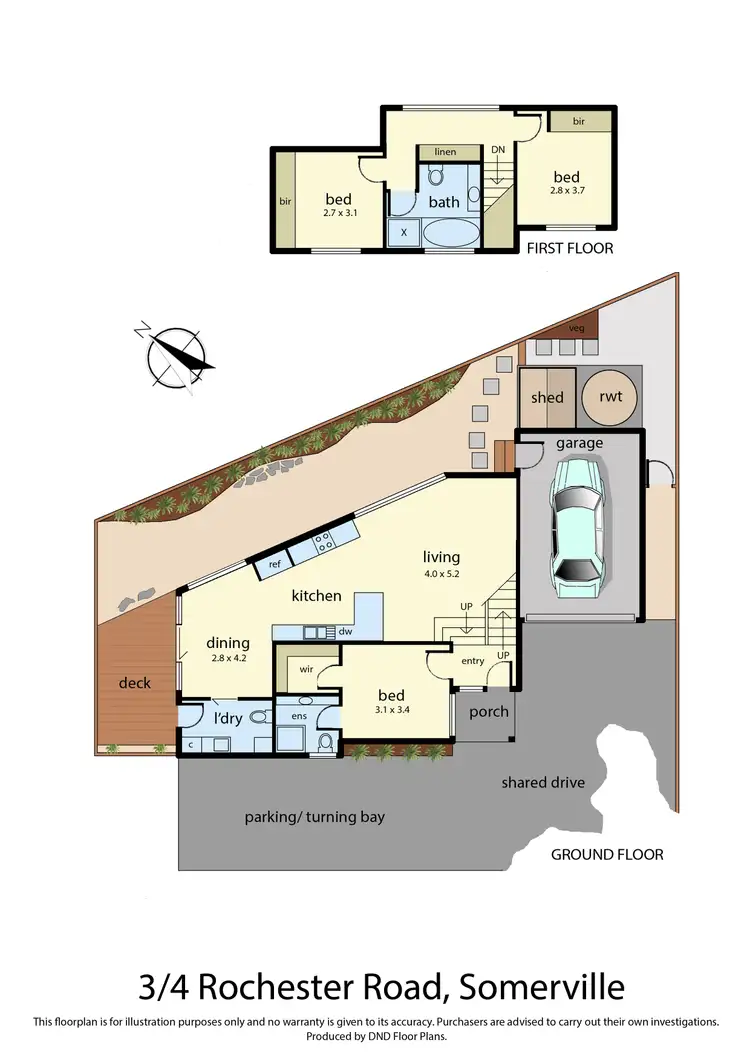 Floorplan of Homely house listing, 3/4 Rochester Road, Somerville VIC 3912