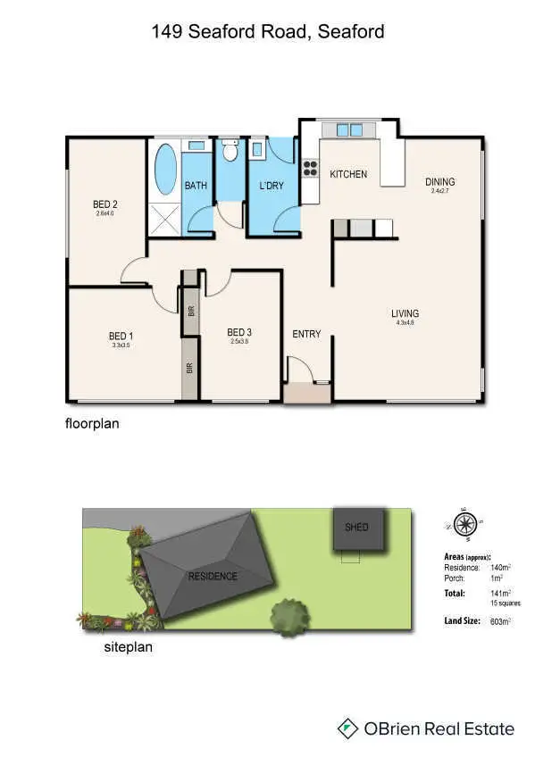 Floorplan of Homely house listing, 149 Seaford Road, Seaford VIC 3198