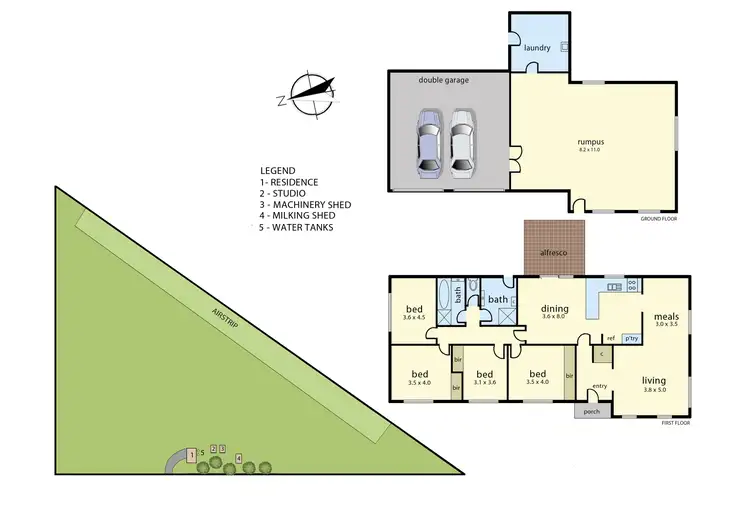 Floorplan of Homely rural property listing, 400 Mcdonalds Drain Road, Koo Wee Rup VIC 3981