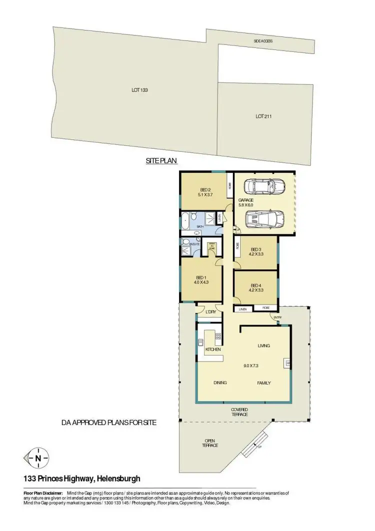 Floorplan of Homely land listing, 133 Princes Highway, Helensburgh NSW 2508