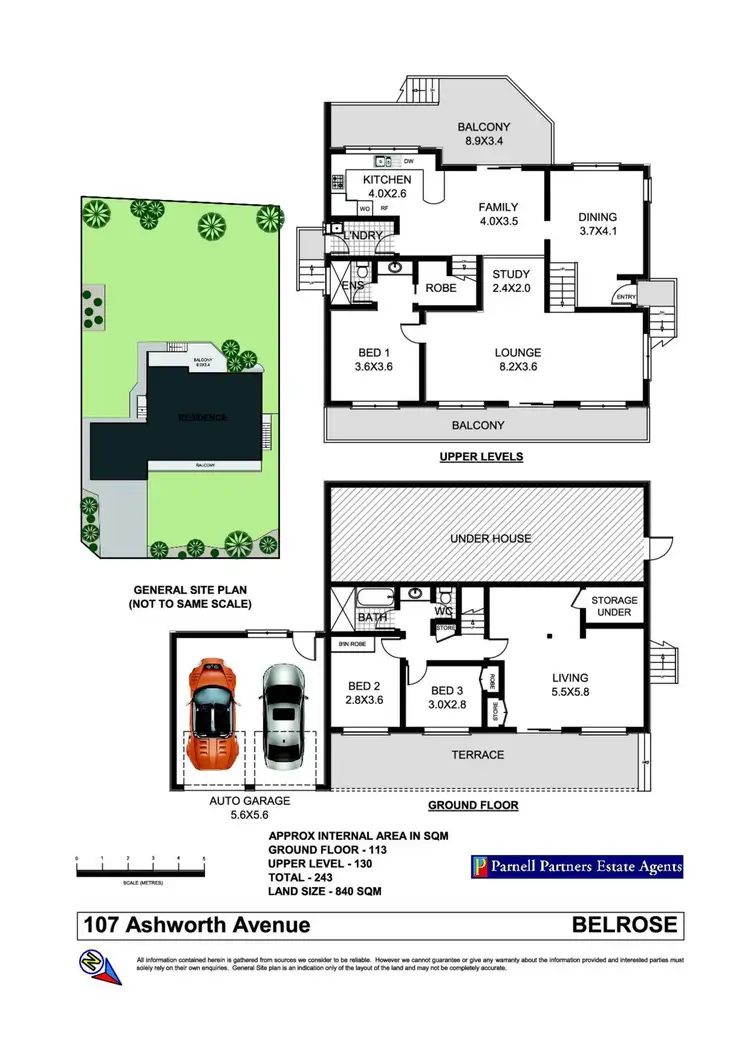 Floorplan of Homely house listing, 107 Ashworth Avenue, Belrose NSW 2085