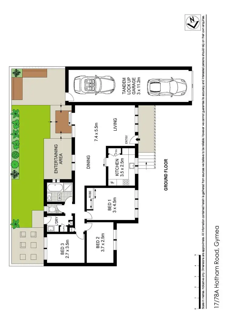 Floorplan of Homely villa listing, 17/78a Hotham Road, Gymea NSW 2227