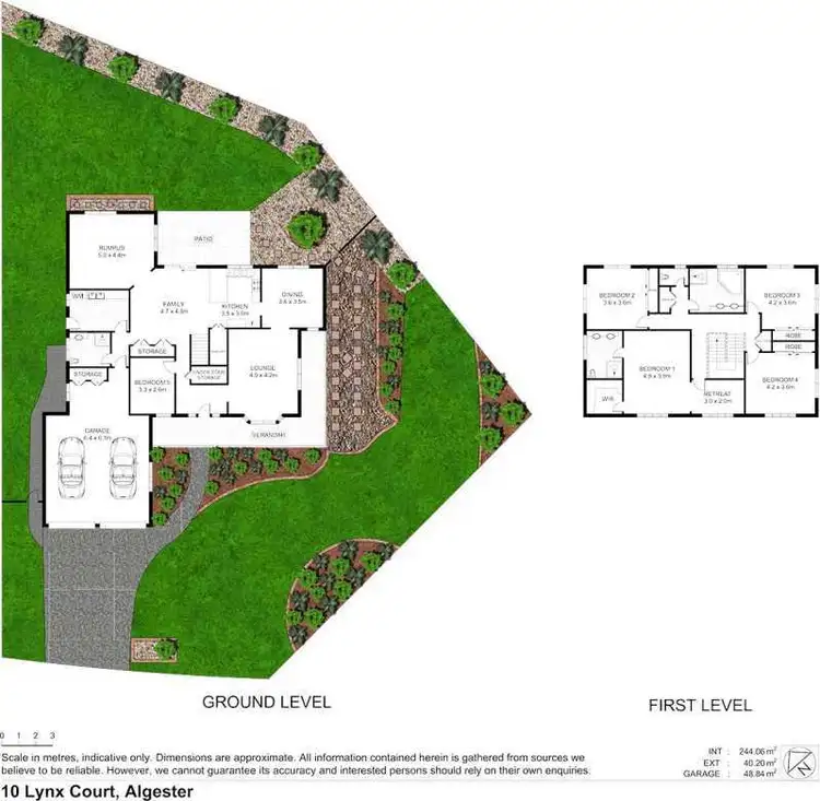 Floorplan of Homely house listing, 10 Lynx Court, Algester QLD 4115