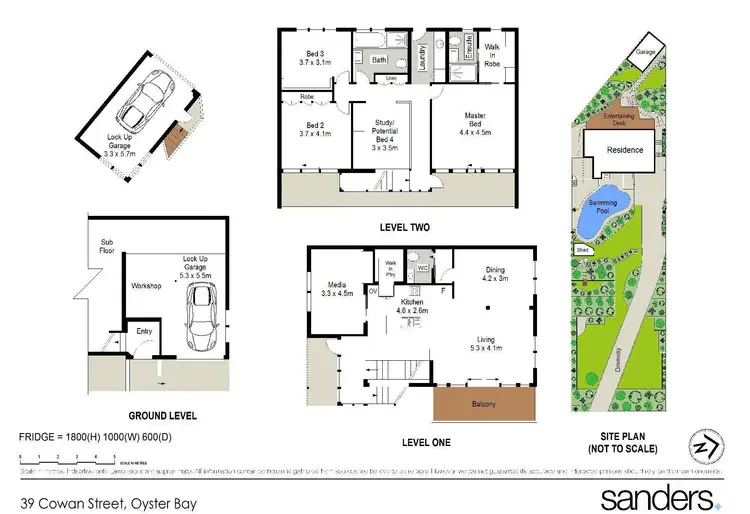 Floorplan of Homely house listing, 39 Cowan Street, Oyster Bay NSW 2225