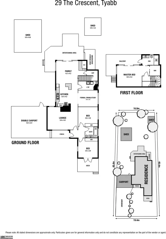 Floorplan of Homely house listing, 29 The Crescent, Tyabb VIC 3913