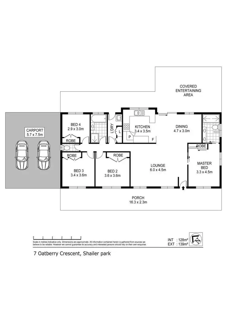 Floorplan of Homely house listing, 7 Oatberry Crescent, Shailer Park QLD 4128