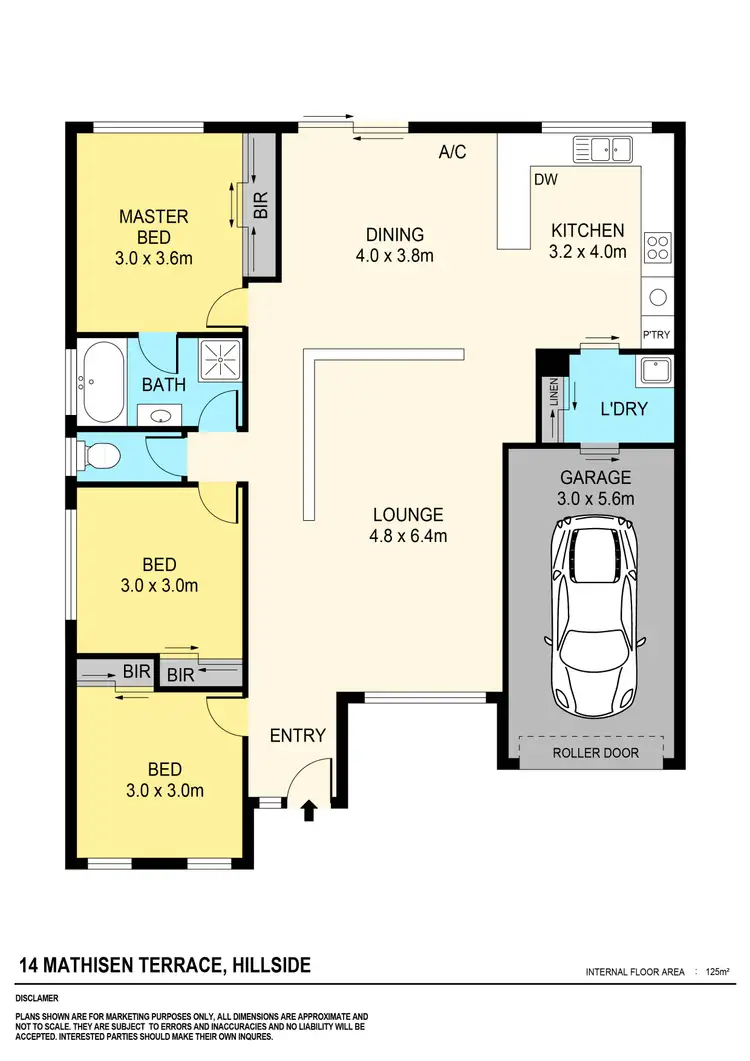 Floorplan of Homely unit listing, 14 Mathisen Terrace, Hillside VIC 3037