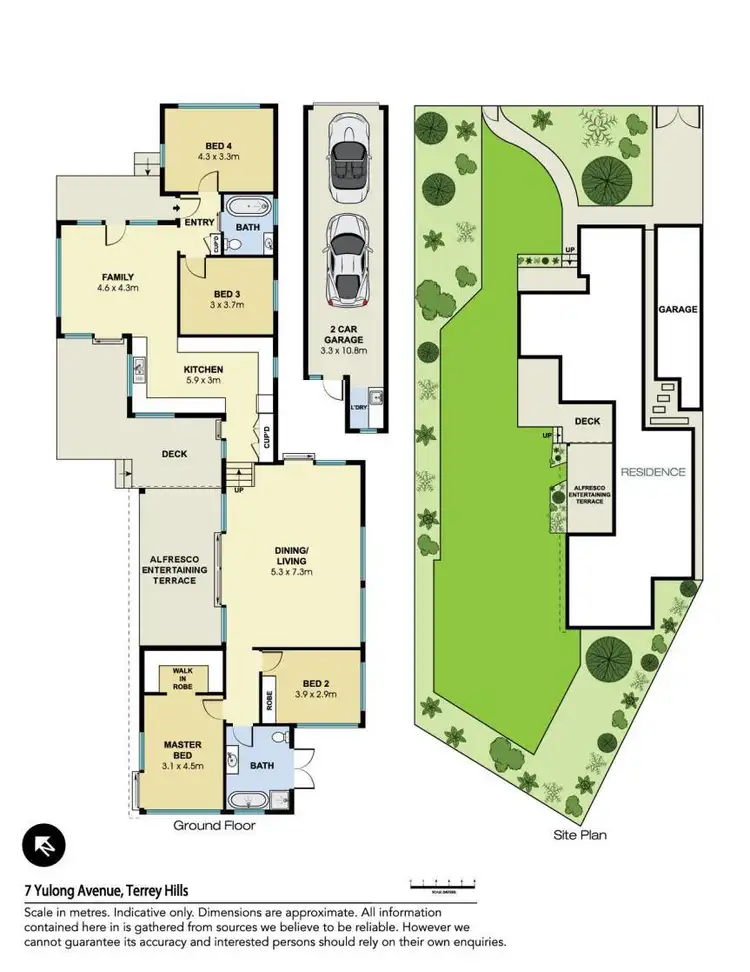 Floorplan of Homely house listing, 7 Yulong Avenue, Terrey Hills NSW 2084