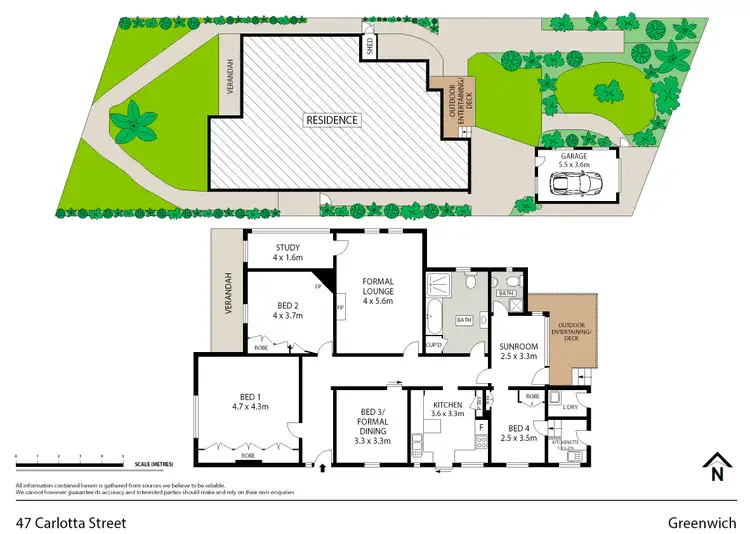 Floorplan of Homely house listing, 47 Carlotta Street, Greenwich NSW 2065