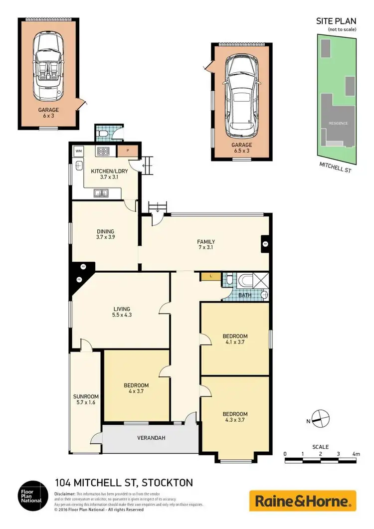 Floorplan of Homely house listing, 104 Mitchell Street, Stockton NSW 2295