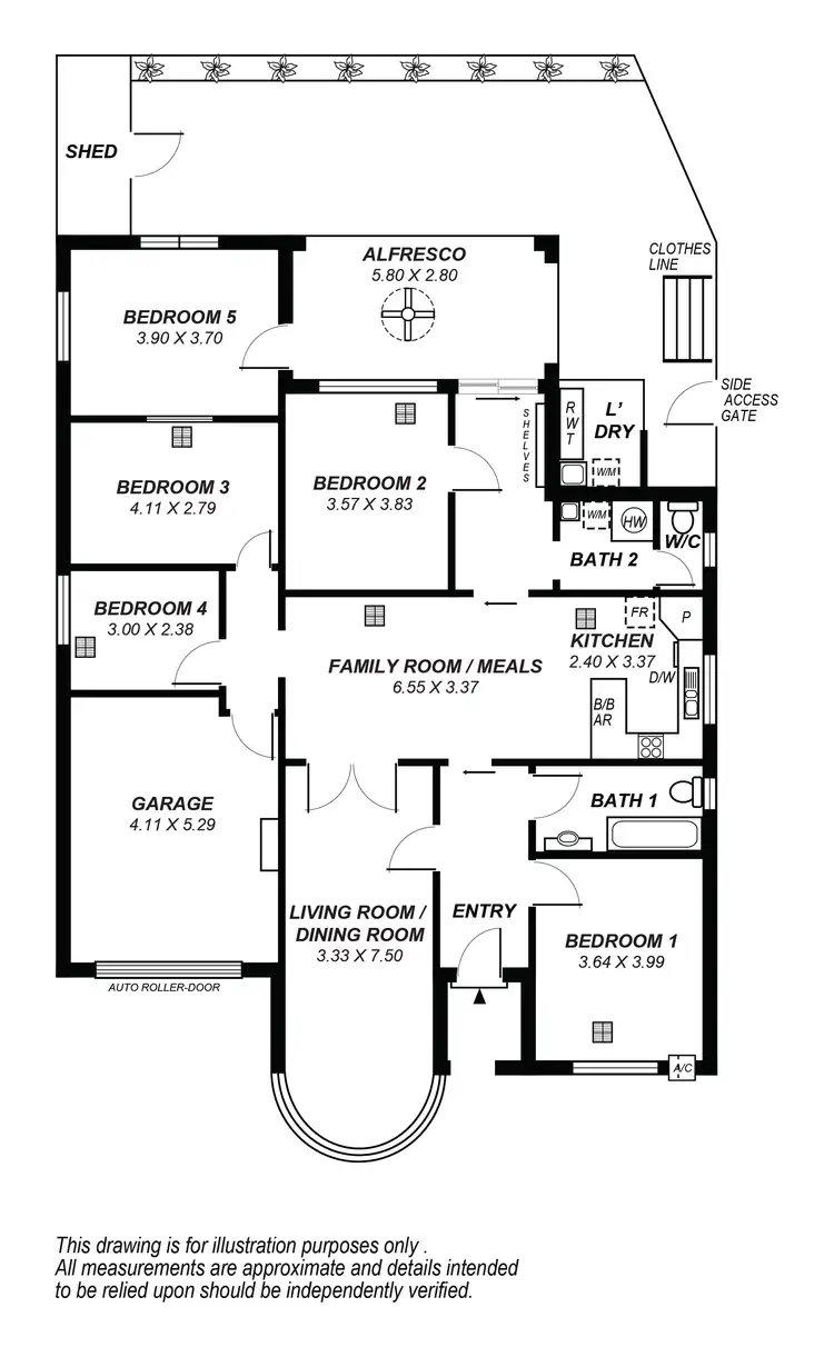 Floorplan of Homely house listing, 38A Keith Avenue, North Plympton SA 5037