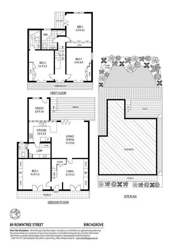 Floorplan of Homely house listing, 89 Rowntree Street, Birchgrove NSW 2041
