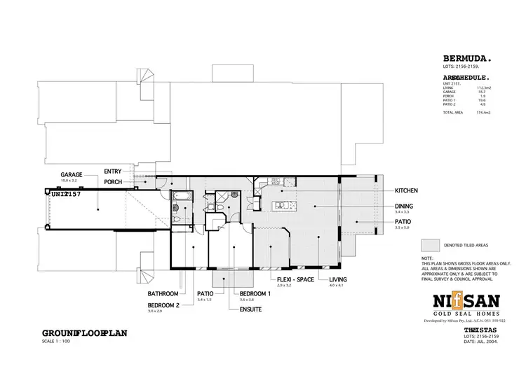 Floorplan of Homely unit listing, 2157/1 The Vistas Drive, Carrara QLD 4211