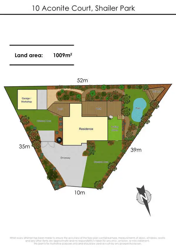 Floorplan of Homely house listing, 10 Aconite Court, Shailer Park QLD 4128