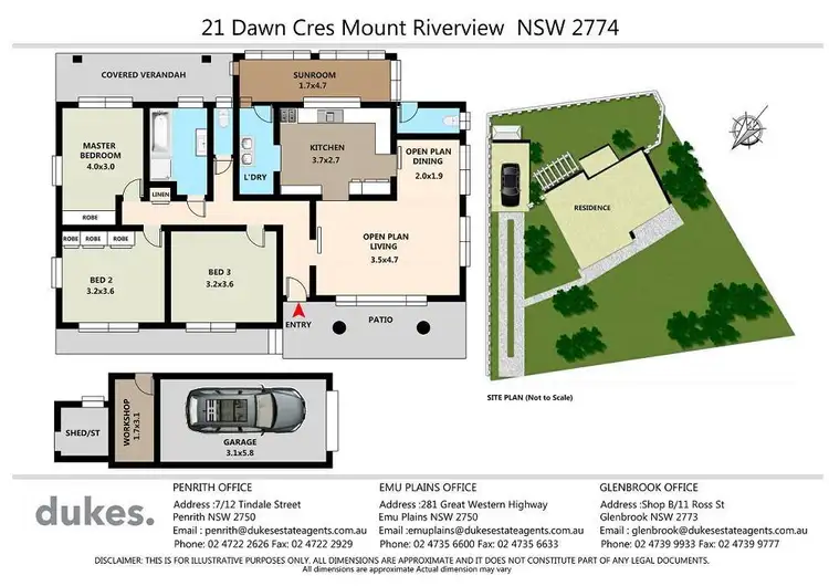 Floorplan of Homely house listing, 21 Dawn Crescent, Mount Riverview NSW 2774