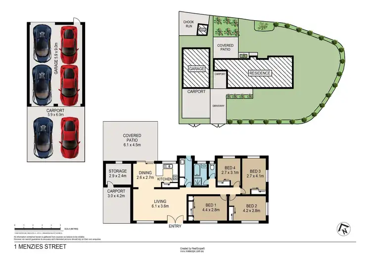 Floorplan of Homely house listing, 1 Menzies Street, Bethania QLD 4205
