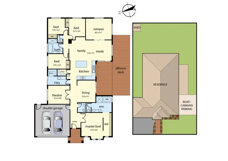 Floorplan of Homely house listing, 7 Lyrebird Avenue, Pakenham VIC 3810
