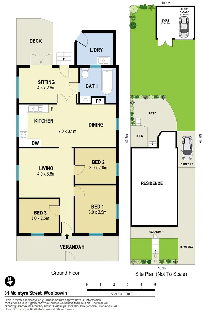 Floorplan of Homely house listing, 31 McIntyre Street, Wooloowin QLD 4030