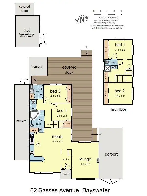 Floorplan of Homely house listing, 62 Sasses Avenue, Bayswater VIC 3153