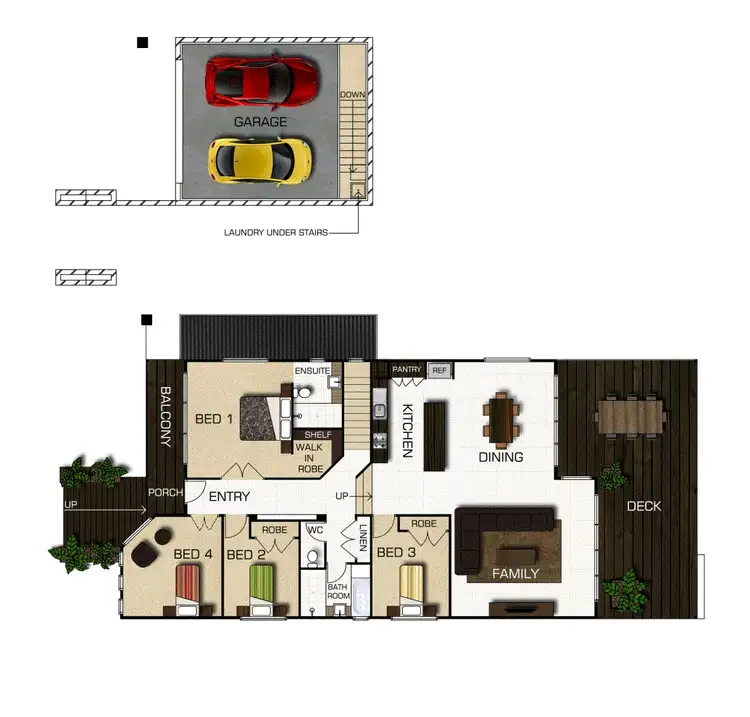 Floorplan of Homely house listing, 47 Parkview Drive, Springfield Lakes QLD 4300