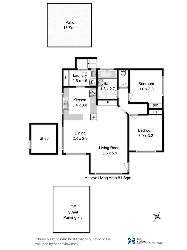 Floorplan of Homely unit listing, 6/3 Russell Road, Claremont TAS 7011