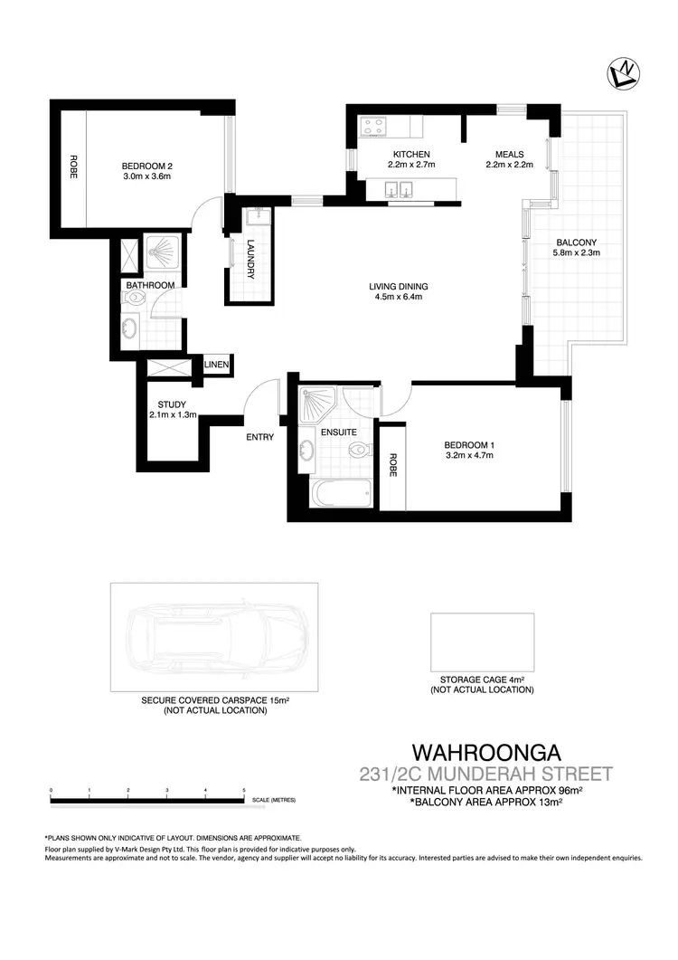 Floorplan of Homely apartment listing, 231/2c Munderah Street, Wahroonga NSW 2076