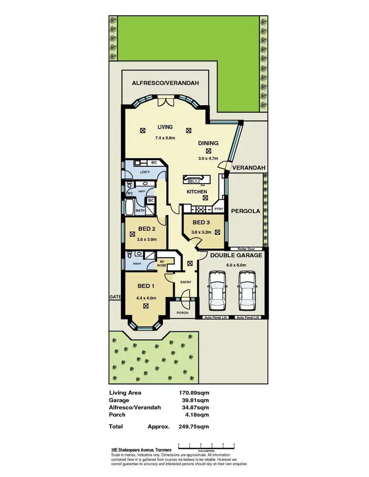 Floorplan of Homely house listing, 35E Shakespeare Avenue, Tranmere SA 5073