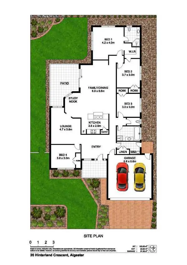 Floorplan of Homely house listing, 20 Hinterland Crescent, Algester QLD 4115