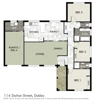 Floorplan of Homely house listing, 114 Dalton Street, Dubbo NSW 2830