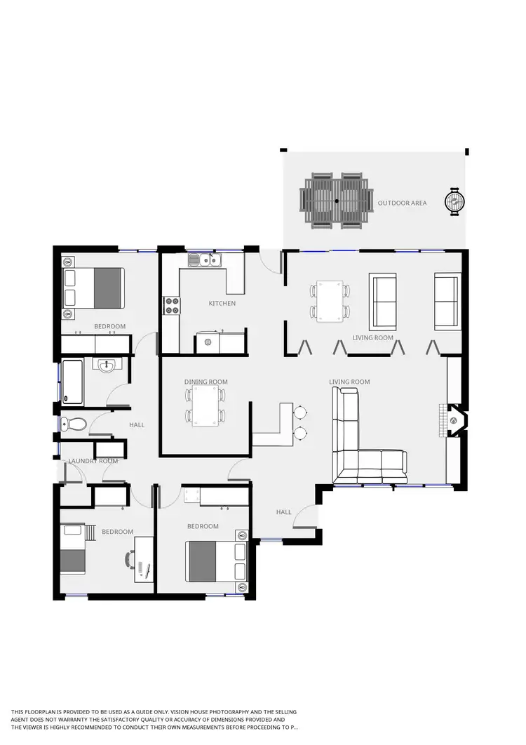 Floorplan of Homely house listing, 8 John Court, Irymple VIC 3498
