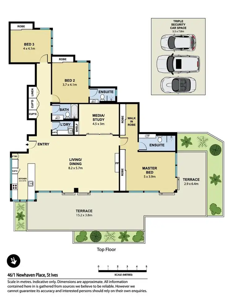 Floorplan of Homely house listing, 46/1 Newhaven Place, St Ives NSW 2075