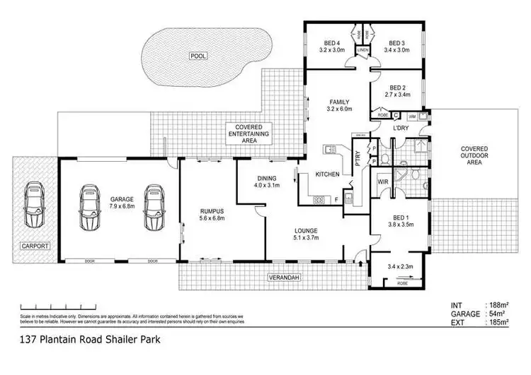 Floorplan of Homely house listing, 137 Plantain Road, Shailer Park QLD 4128