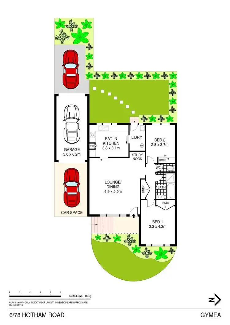 Floorplan of Homely villa listing, 6/78 Hotham Road, Gymea NSW 2227