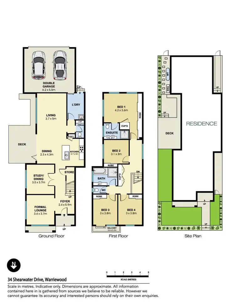 Floorplan of Homely house listing, 34 Shearwater Drive, Warriewood NSW 2102