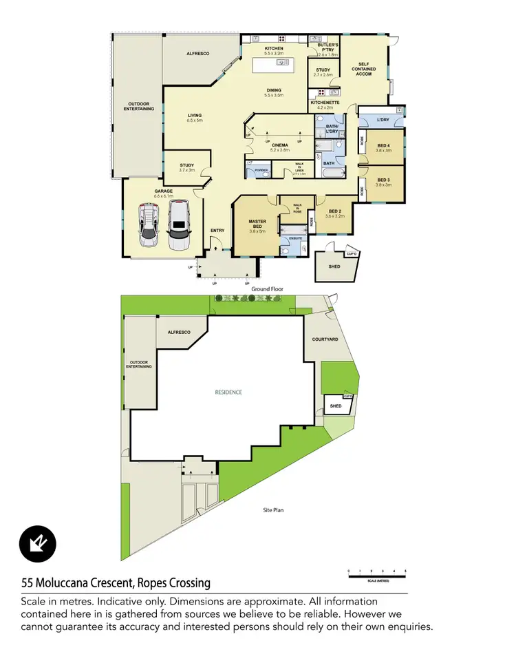Floorplan of Homely house listing, 55 Molucanna Crescent, Ropes Crossing NSW 2760