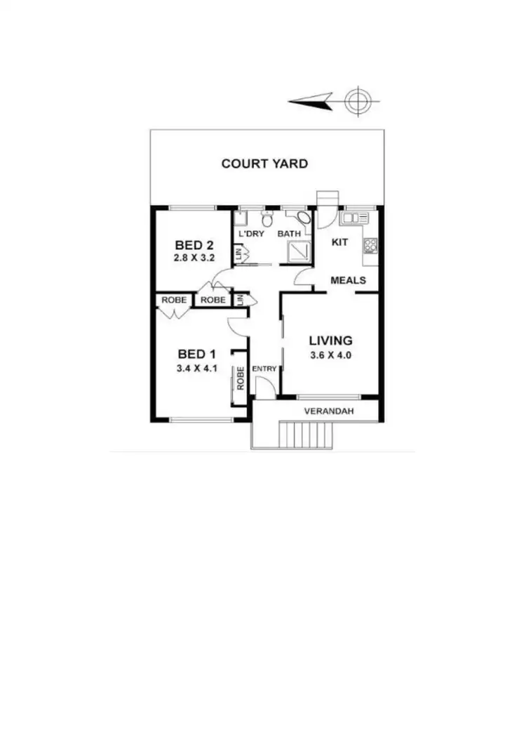 Floorplan of Homely unit listing, 4/62 St Vigeons Road, Reservoir VIC 3073
