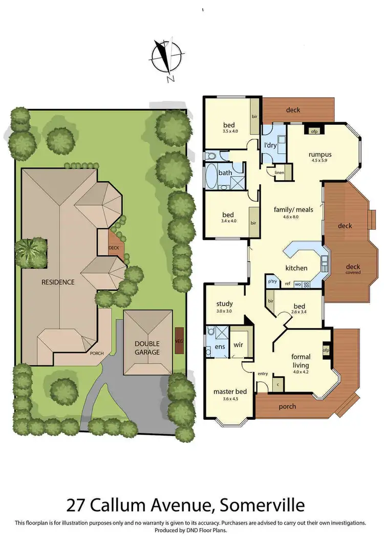 Floorplan of Homely house listing, 27 Callum Avenue, Somerville VIC 3912