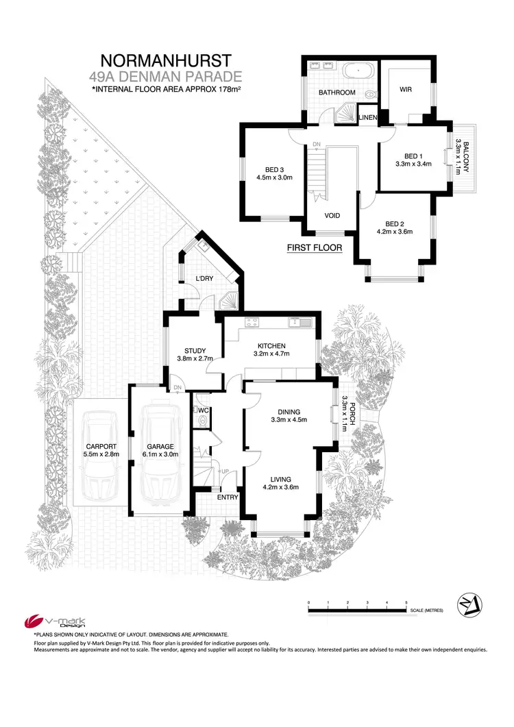 Floorplan of Homely townhouse listing, 49A Denman Parade, Normanhurst NSW 2076