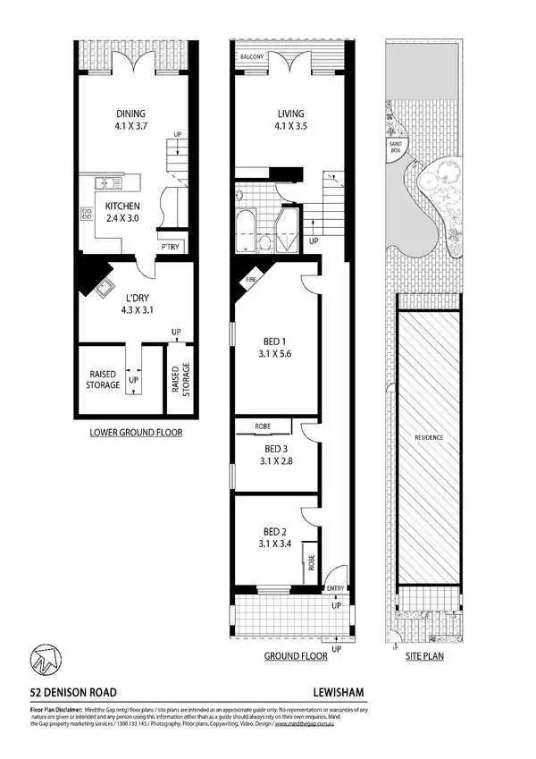 Floorplan of Homely house listing, 52 Denison Road, Lewisham NSW 2049