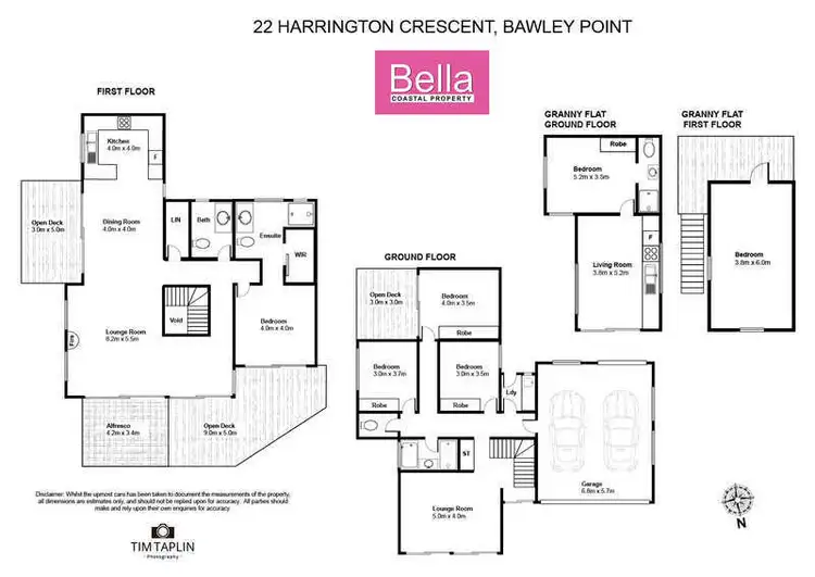 Floorplan of Homely house listing, 22 Harrington Crescent, Bawley Point NSW 2539