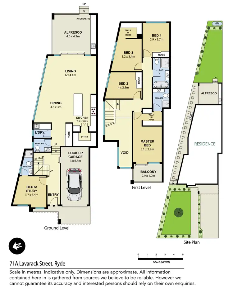 Floorplan of Homely house listing, 71A Lavarack Street, Ryde NSW 2112