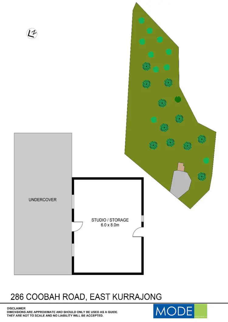 Floorplan of Homely land listing, 286 Coobah Road, East Kurrajong NSW 2758