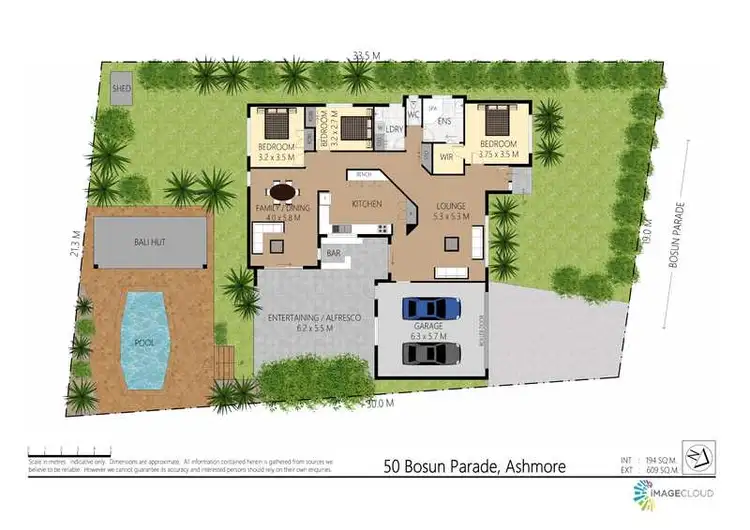 Floorplan of Homely house listing, 50 Bosun Parade, Ashmore QLD 4214
