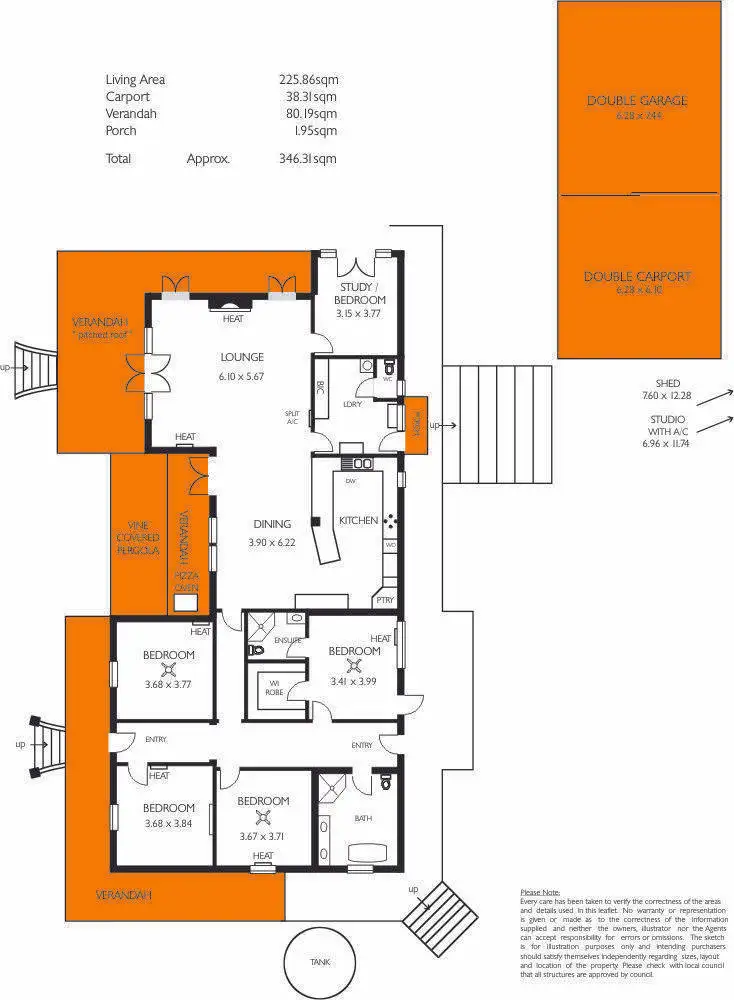 Floorplan of Homely house listing, 9 Lampert Road, Crafers SA 5152