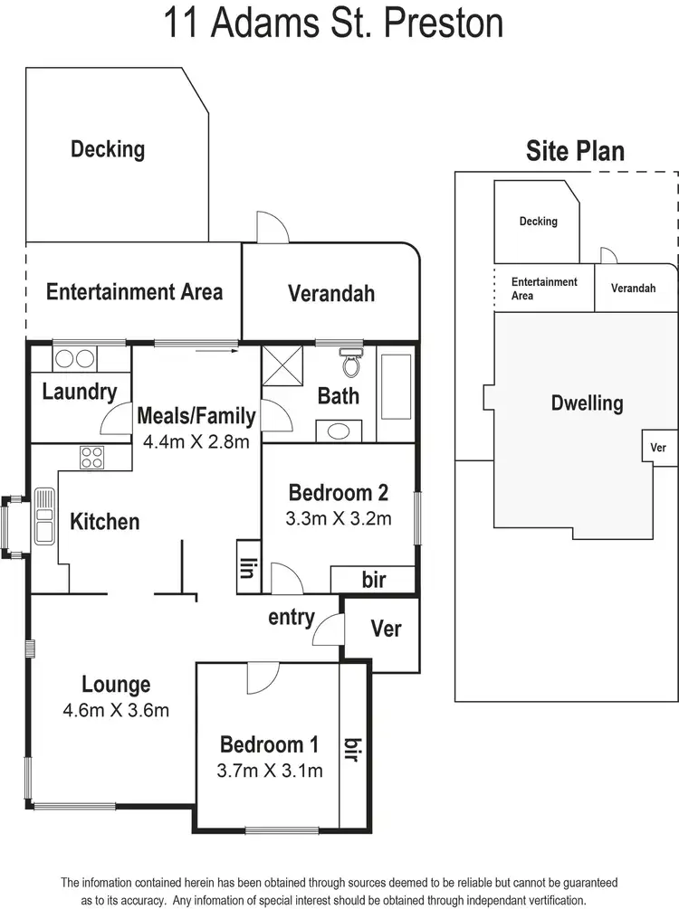 Floorplan of Homely house listing, 11 Adams Street, Preston VIC 3072