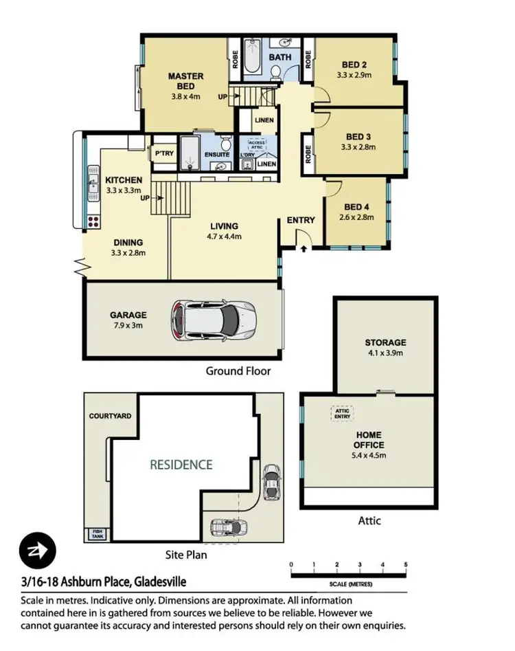 Floorplan of Homely villa listing, Unit 3/16-18 Ashburn Place, Gladesville NSW 2111